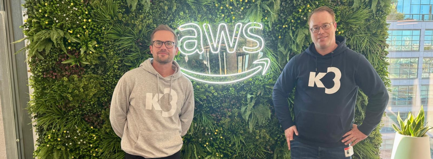 Patrik& Peter på AWS kontor
