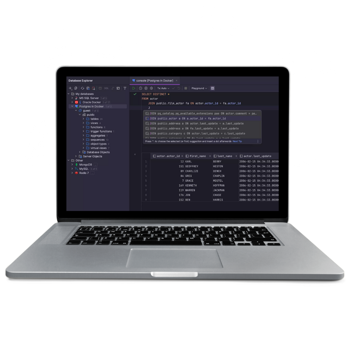 Jetbrains DataGripverktyg