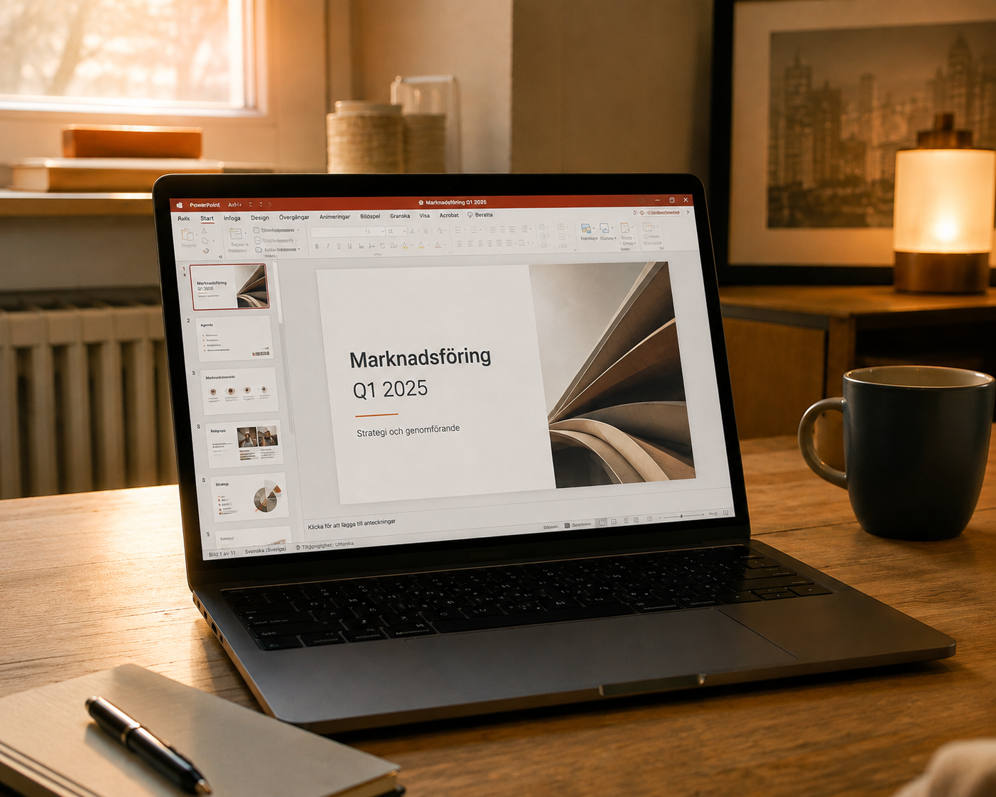 Copilot Powerpoint med K3